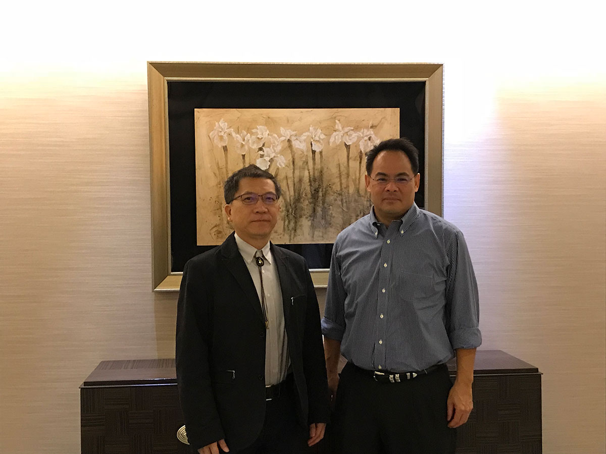 23nd November, 2018: Chester Chu visited David Sun (Senior Executive VP, Cathay Financial Holdings)
