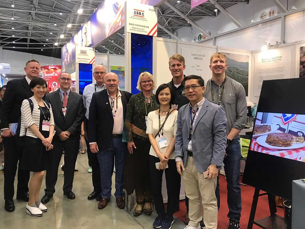 On June 17-23, 2019, the Wyobu State Business Group came to Taipei for the third time to participate in the Taipei International Food Exhibition.