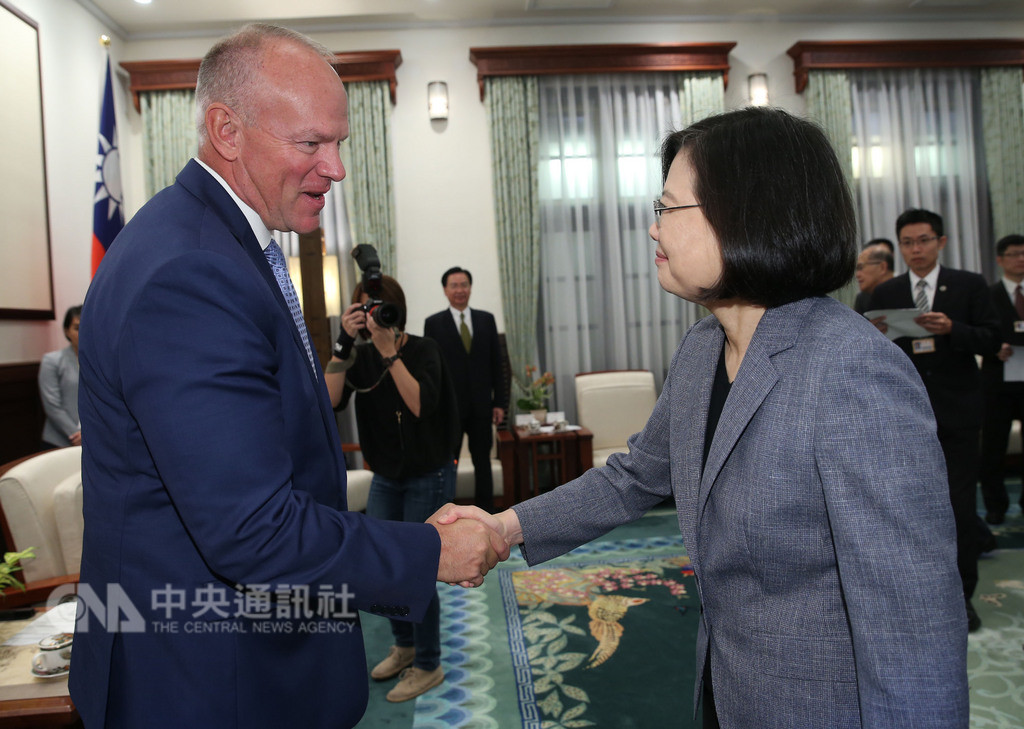 [媒體報導]懷俄明州在台設辦事處 總統盼關係更密切-(中央社)